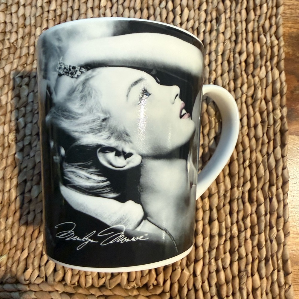 Marilyn Monroe Black & White Portrait Mug